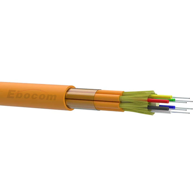 Cable di fibra ottica interna gjfjv 90μm Tight Buffer 2 4 12 24 Core SM MM G652D networking