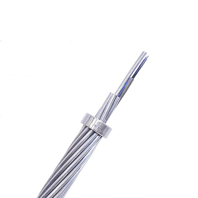 Cable AA strato OPGW 48 Core in fibra ottica a filo singolo G652 filo di terra dielettrico aereo esterno