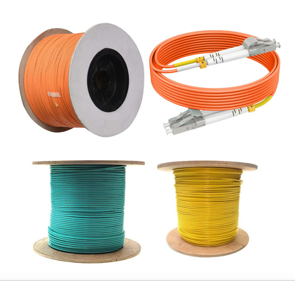 2.0 3,0 mm Cable in fibra ottica per interni con LSZH o PVC Sheath 0,9 mm fibra tampone stretta per patch cord SM OM1 OM2 OM3 OM4