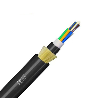 24 Core ADSS All-Dielectric Self-Supporting ADSS Fiber Optic Cable SM G652D con filato di aramide