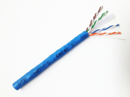 CAT-6a FTP UTP CAT6 Lan Cable CAT 6 24AWG Acciaio di rame stratificato per porta di commutazione
