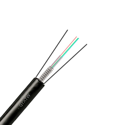 Cavo in fibra ottica per esterni G652D GYXTW 48 Core, struttura a blocco d'acqua, rinforzo con filo d'acciaio, guaina in PE per rete dorsale