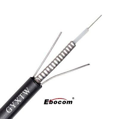 GYXTW 12 Core Single Mode Outdoor Fiber Optic Cable G652D Steel Tape Armored Loose Tube PE Jacket per telecomunicazioni a lunga distanza