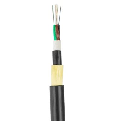 ADSS 48 Cable a fibra ottica a doppio cappotto Cable autoportante completamente dielettrico per 200 m di lunghezza